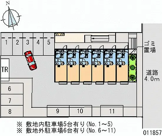 ★手数料０円★平塚市長持　月極駐車場（LP）